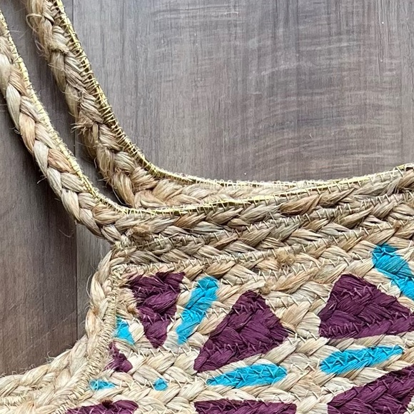 Olivia Miller Woven Tote Bag - Picture 3 of 5